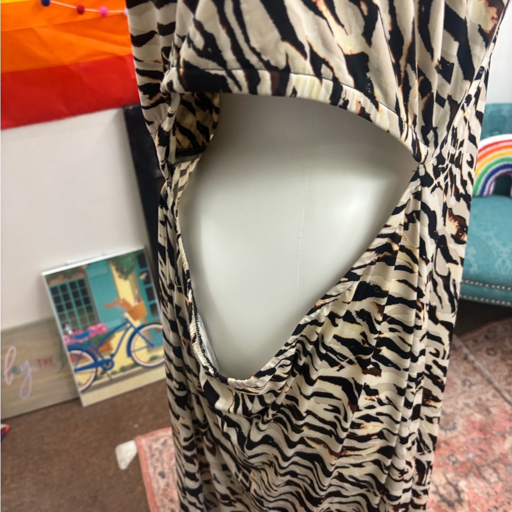 Torrid Zebra Print Knit Dress - Picture 2 of 3